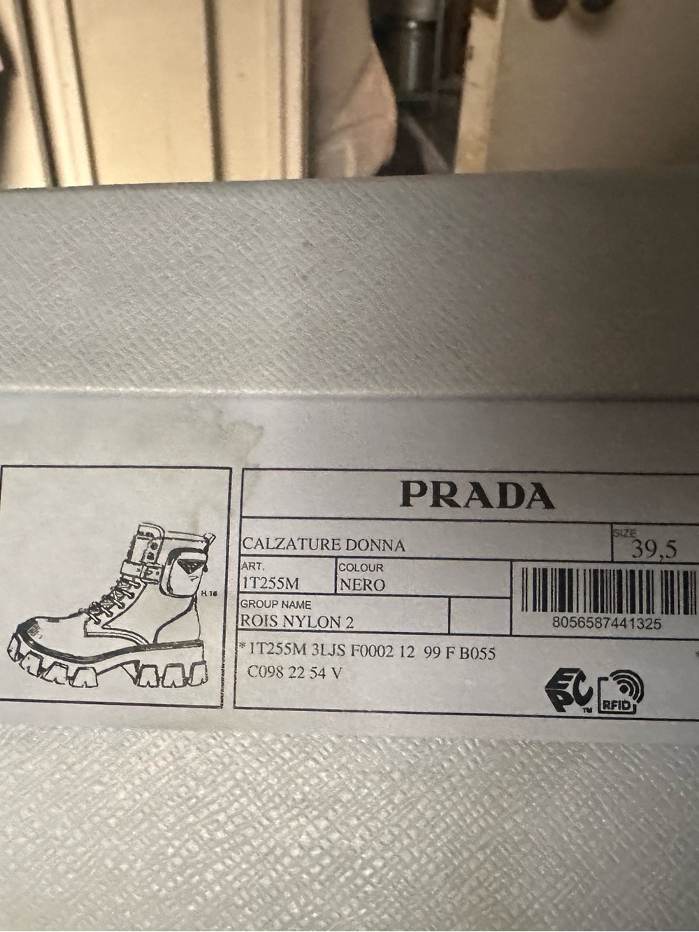 Prada Nero Chunky Lug Boot - Picture 9 of 10